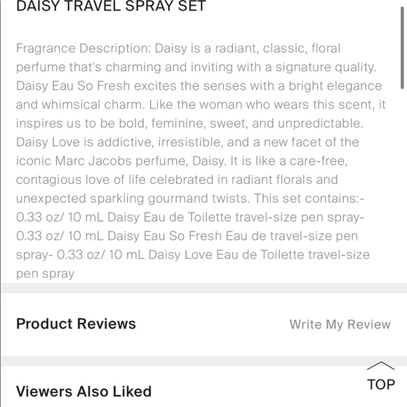 MARC JACOBS - WONDERLUST DAISY LOVE TRIO SET - Picture 2 of 8